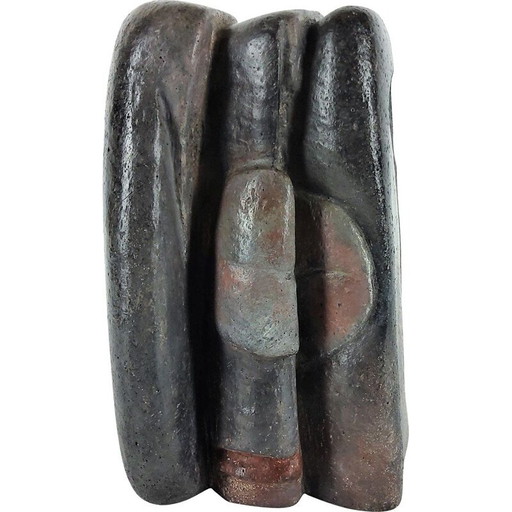 Vintage ceramic sculpture by Berthelot, 1980