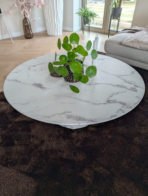 Pols Potten Disc Marblelook marble coffee table