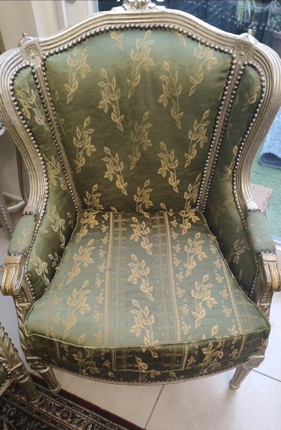 Image 1 of 🪑 Superbe Ensemble de 4 Fauteuils Louis XV – Élégance et Authenticité Française Prix à l’Unité 200€