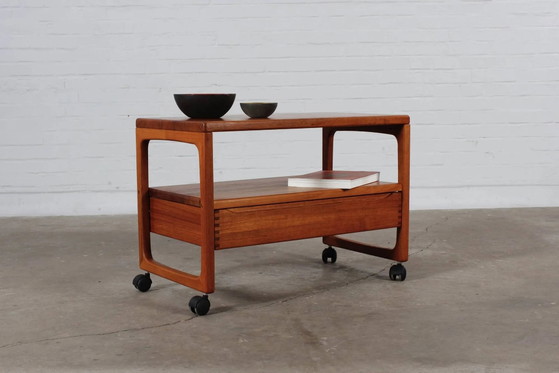 Tavolino vintage in teak, carrello bar, design danese MCM – Peter, Carrelli bar, Legno, Mid Century Modern (photo 12 of 12)