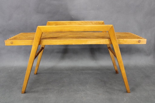 Portafiori in faggio massello ULUV, anni '60, Cecoslovacchia