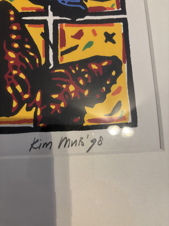 Image 1 of Kim Muns 98 Butterfly Siebdruck 28/300