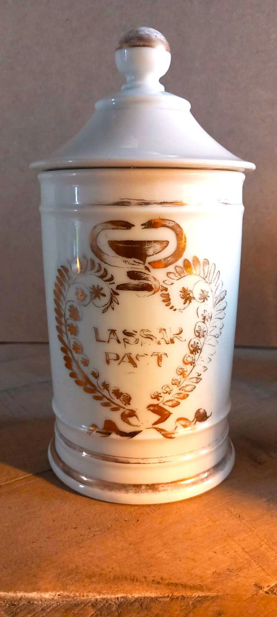 Vintage Perignem apothekerspotten (Set Van 4) | Belgisch design uit de jaren 1950-1960 – Decoratieve objecten (photo 4 of 12)
