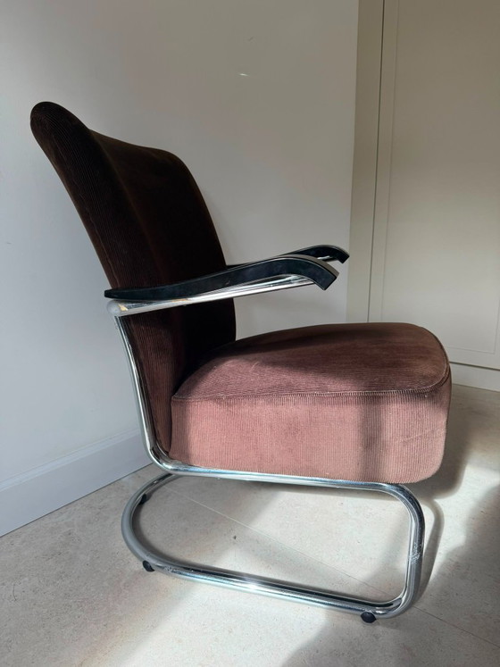 De Wit 4053 Sessel für Gispen – Kunststoff, Stoff (photo 7 of 8)
