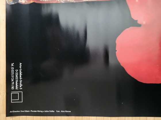 Image 1 of Kunstwerken Met Bloemen: Van de 17e Eeuw tot Heden. Poster Kunsthalle Bielefeld 1995