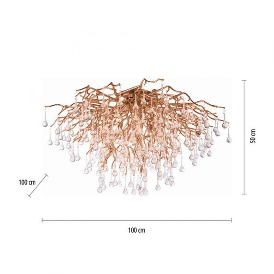 Image 1 of Ceiling Lamp Icicle Brass Large