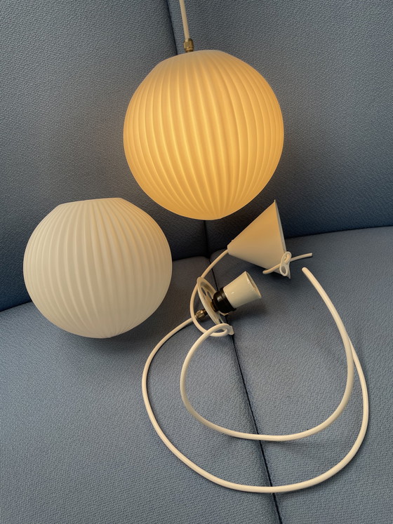 Image 1 of 2 Louis Kalff hanglampen, jaren 50