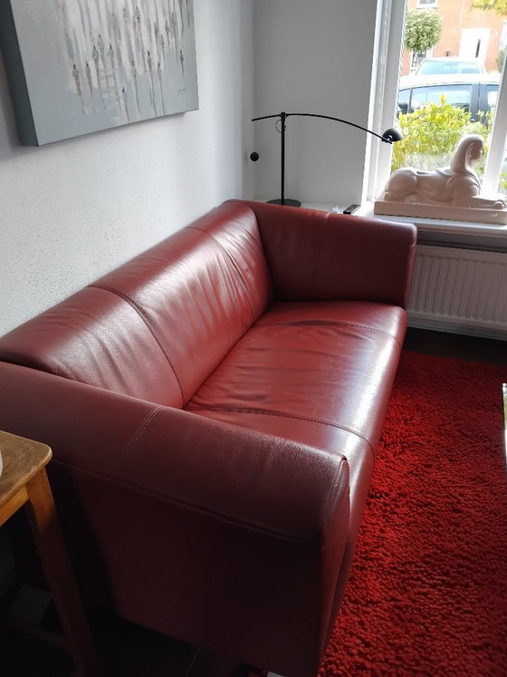 Divano Rolf Benz RB322 Pelle Rossa. – Divani 2 posti, Leather, Metal (photo 5 of 5)