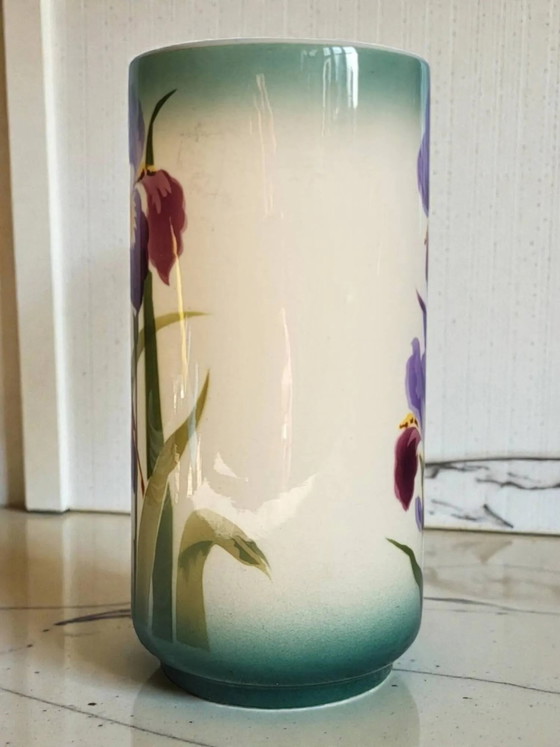 Jugendstil Vase aus Steingut von Choisy le Roi – Vasen, Porcelain, Art Nouveau (photo 2 of 8)