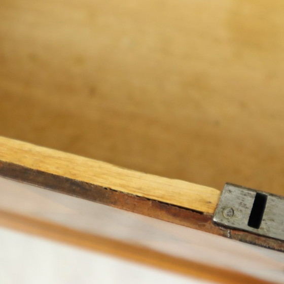 Image 1 of Schmuckkästchen aus Holz, Chevron-Muster, Art Deco