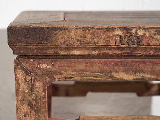 Small antique side table (c.1850) #1, Wood, Brown, Rustic (photo 22 of 22)