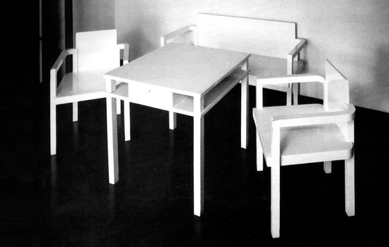 Image 1 of Bauhaus Walter Gropius Fagus Stuhl mit Schreibtisch