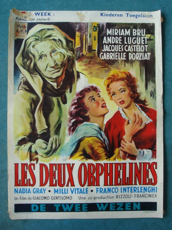 Image 1 of Partij originele filmposters uit de jaren 50-60