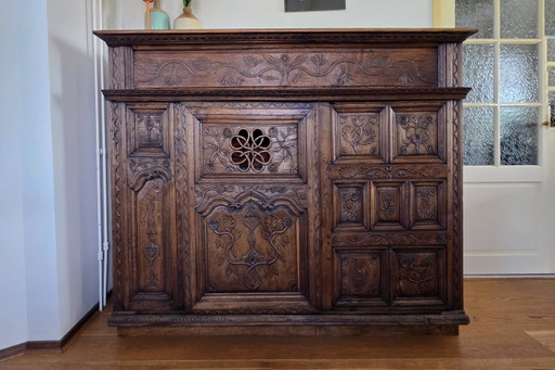 Buffet nuziale bretone unico (1846) – Si apre su entrambi i lati / Divisorio per ambienti