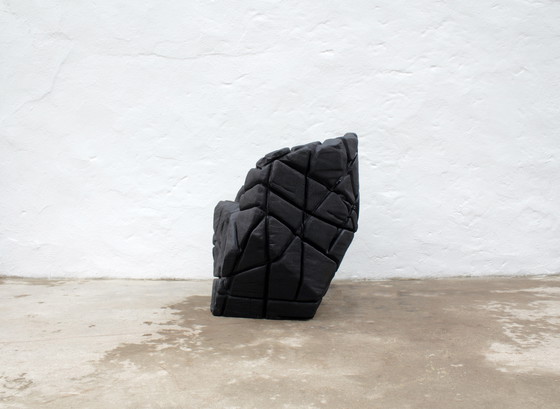 Image 1 of Chaise en chêne carbonisé