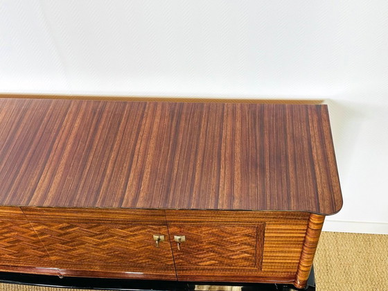 Image 1 of Sideboard aus Makassar-Ebenholz im Art-Deco-Stil, Frankreich, 1940er Jahre