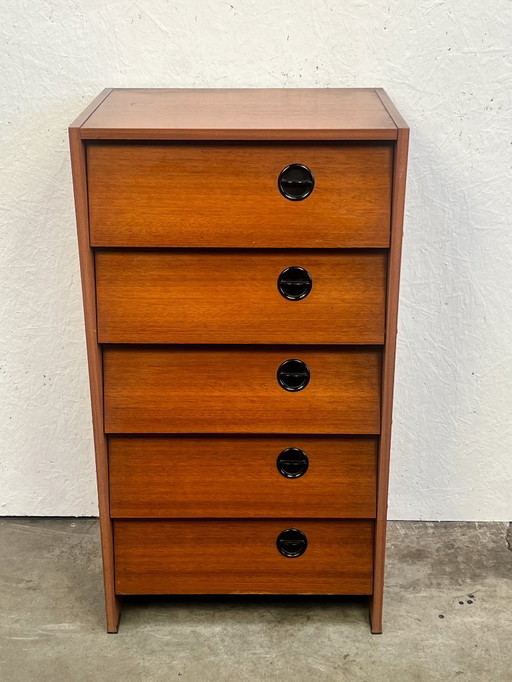 Vintage hoher Schuhschrank / Schuhmöbel, Belgien, 1970er Jahre