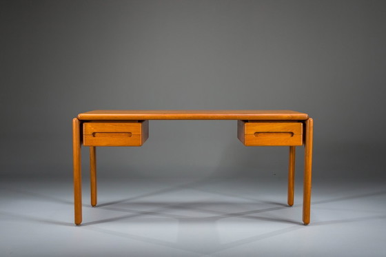 Image 1 of Vintage Danish Cabinetmaker Desk in Teak, 1950s