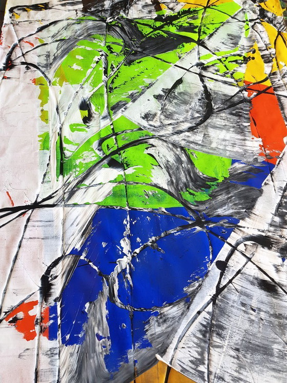 Image 1 of Jürgen Angeler - Green Gemstone - 200 x 140 cm