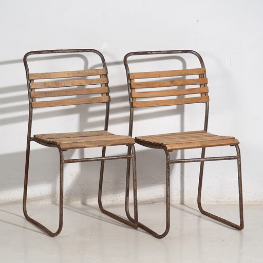 Antike Gartenstühle (ca. 1920). 2er-Set #7