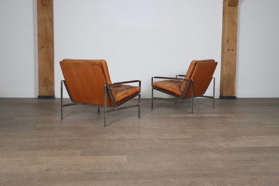 Image 1 of Pair Of Fk6720 Lounge Chairs By Fabricius & Kastholm For Kill International 1960S