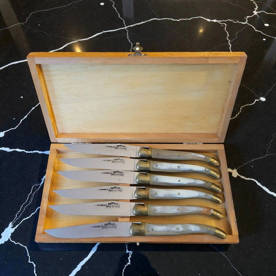 6 Laguiole knives – Cutlery Sets, Metal (photo 2 of 6)