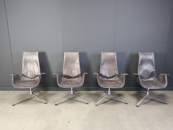 Image 1 of Fk 6725 Stühle von Preben Fabricius & Jørgen Kastholm für Walter Knoll, 1960er – 4er-Set