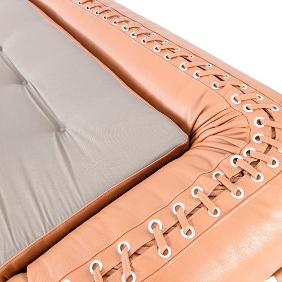 Anfibio Canapé Collezioni Allessandro Becchi Cuir Nouveau Revêtement Cognac – Canapés 3 places, Leather (photo 11 of 14)