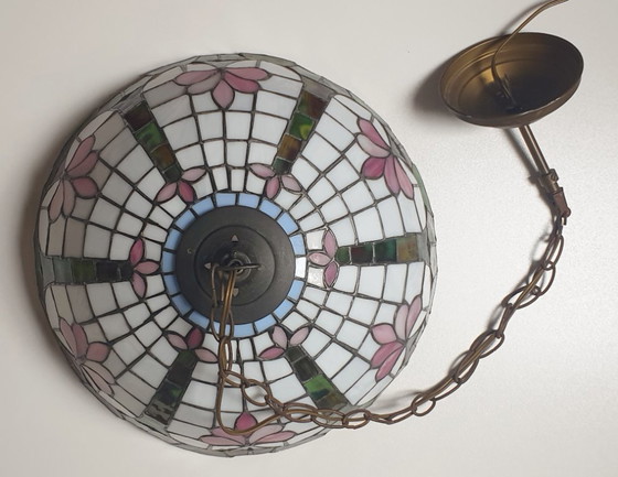 Stained Glass - Tiffany Style Lotus Flower Pendant Lamp (photo 59 of 65)
