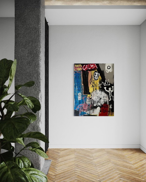 Image 1 of Schilderkunst, abstract, decoratief.