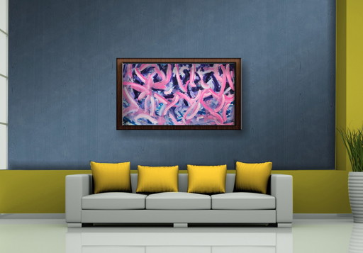 Artwork Painting XXL Canvas