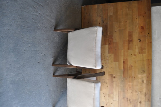 Lounge Chairs by Jindřich Halabala, 1930s, Set of 2 – Chairs and lounge chairs, Velvet (photo 8 of 8)