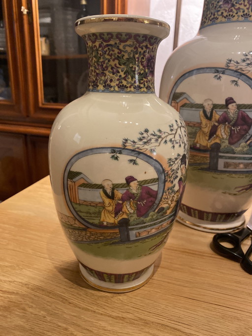 vase chinois au grand vase