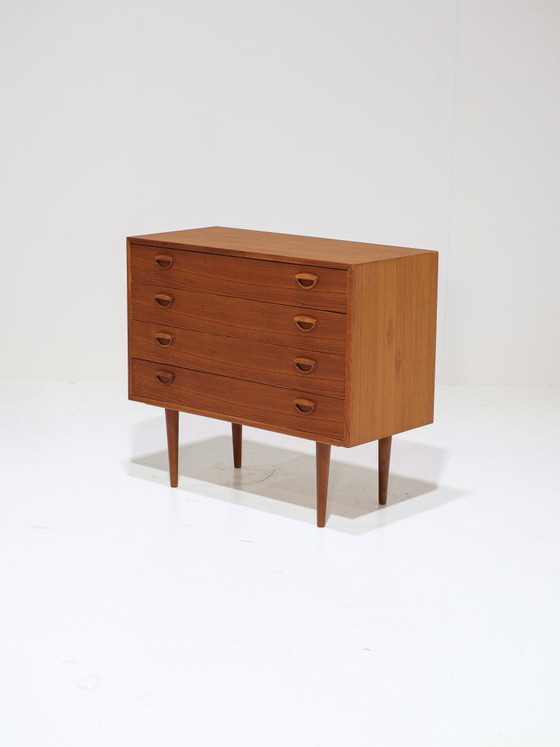 Image 1 of Kai Kristiansen ladekast teak Deens 1960s vintage