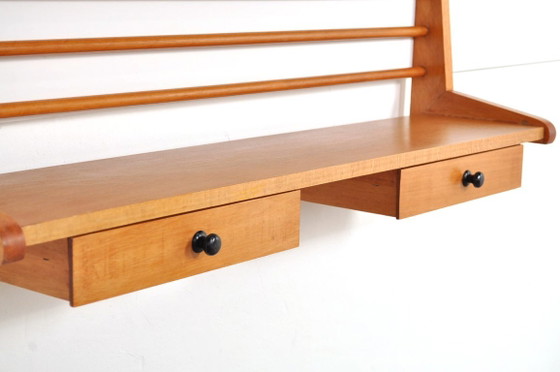 Étagère Murale Vintage en Hêtre Mid-Century, Années 1950 – Objets déco, Wood (photo 3 of 7)