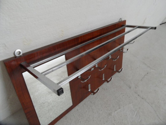 Image 1 of Vintage coat rack with mirror