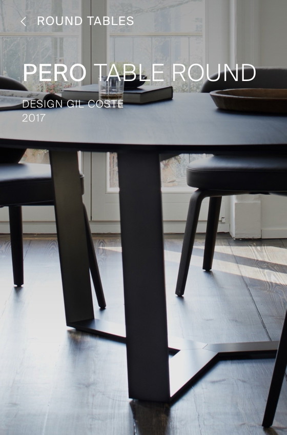 More Pero round dining table – Wood, Metal (photo 8 of 8)