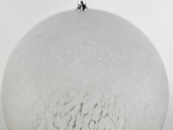 Image 1 of Mid-Century Murano Glass Table Lamp with Two Lights, 1970