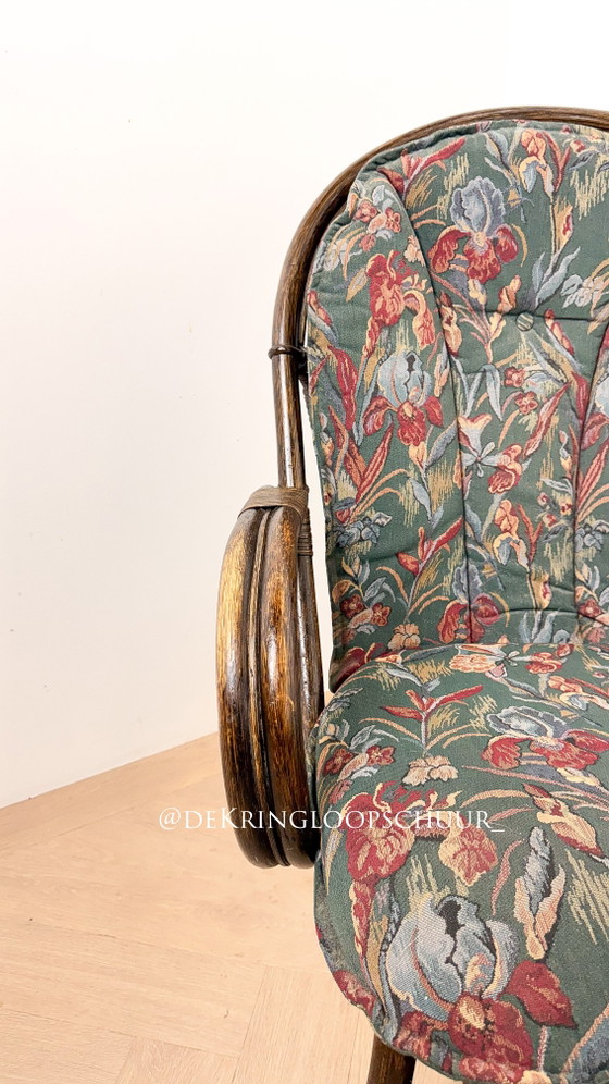 Vintage Rattan Chair Armchair – Bamboo (photo 6 of 7)