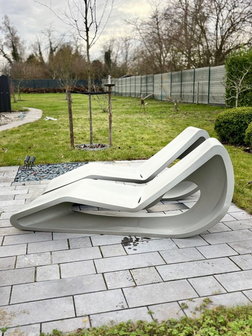 2x fauteuils d'extérieur 'Qui est Paul' 