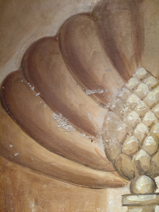 Image 1 of fresco schildering Autentica Strappo Murale B`Affresco  `LM`