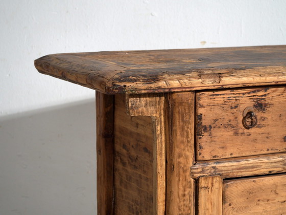Shanxi console table in fir with dark patina – China, circa 1930 (photo 25 of 40)