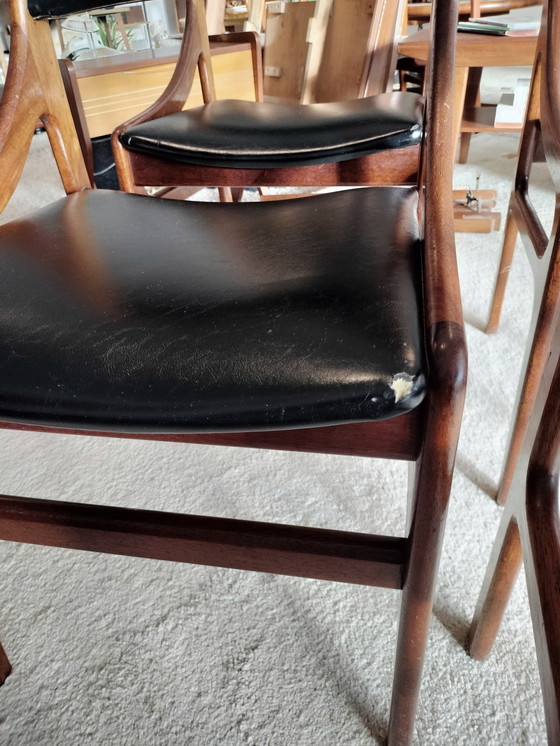 Image 1 of Set vintage di sedie da pranzo danesi, Vestervig Eriksen