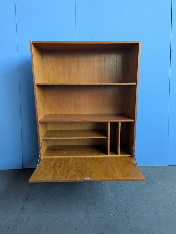 Vintage Teak Boeken/ Barkast-Clausen Denmark – Boekenkasten, Wood (photo 3 of 14)