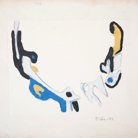 Image 1 of Ansgar Elde, Monotype op aquatint voor Il Bostrico, jaren 80