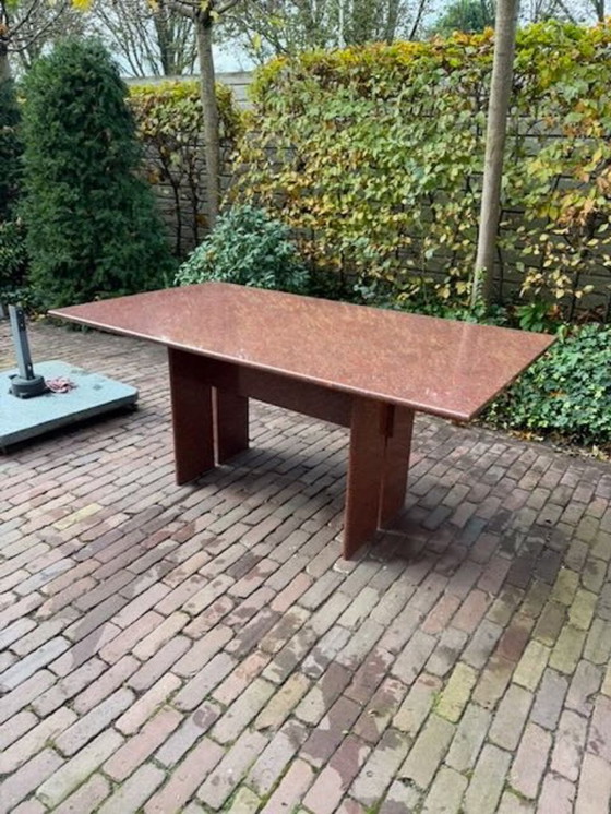 Image 1 of tavolo da pranzo in granito