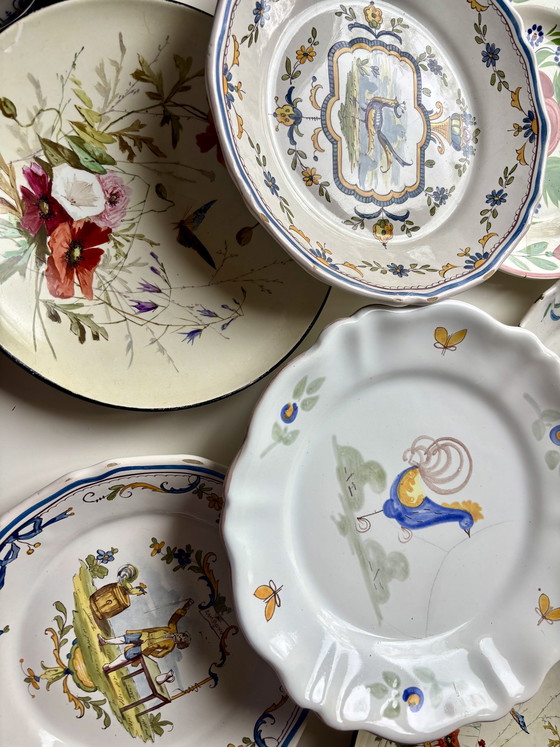 Image 1 of 7 ancient plates Set assorties 