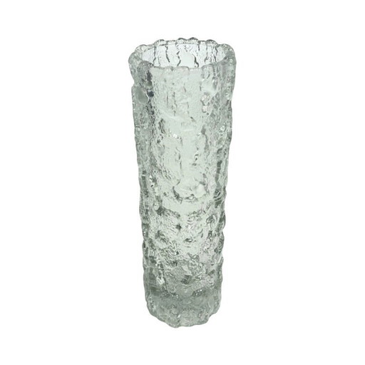 ARKTIS Georgshütte vase – Ice Bark Glass, Germany 1970s.