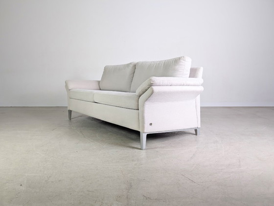 Image 1 of Divano di design originale Rolf Benz Sofa 3000 a tre posti, beige crema