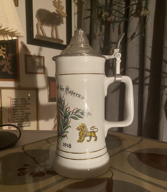 Image 1 of Boccale da birra, boccali da birra vintage, Baviera, Germania